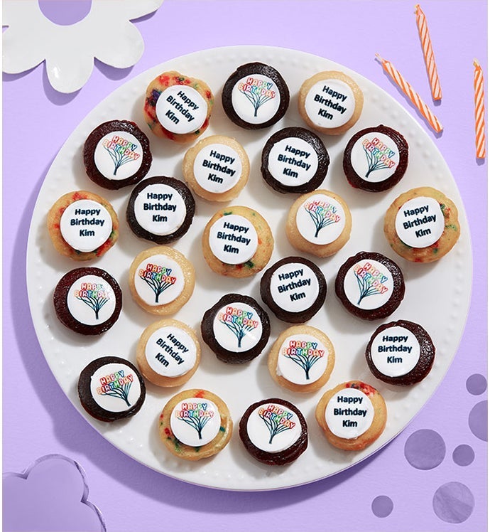 SPOTS NYC Happy Birthday Mini Cupcakes 